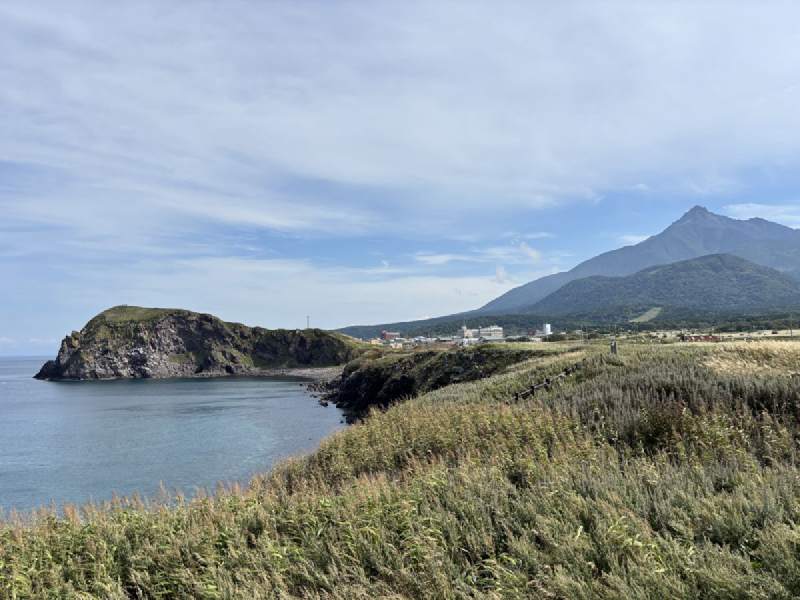13:54,海岬和利尻富士。