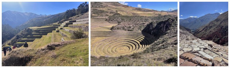 印加的線:梯田、Moray、鹽田。